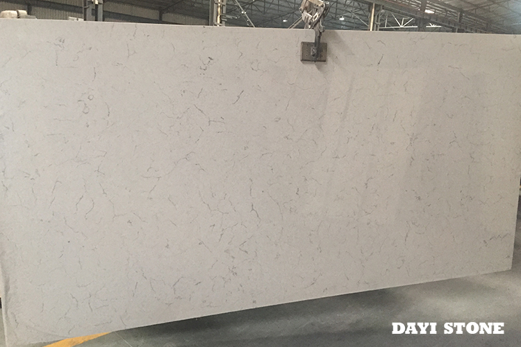 White Jumbo Slab Quartz-Like Marble